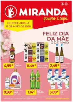 Catálogo Miranda Supermercados em Tavarede | Folheto Miranda Supermercados | 2026-04-29T00:00:00.000Z - 2026-05-12T00:00:00.000Z