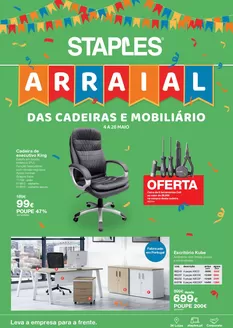 Catálogo Staples em Alfornelos | Arraial das Cadeiras e Mobiliário | 2026-05-04T00:00:00.000Z - 2026-05-28T00:00:00.000Z
