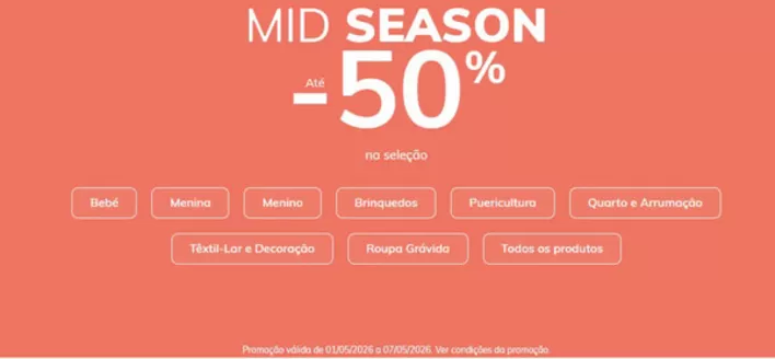 Catálogo Vertbaudet em Belmonte | Mid season  | 2026-05-04T00:00:00.000Z - 2026-05-07T00:00:00.000Z