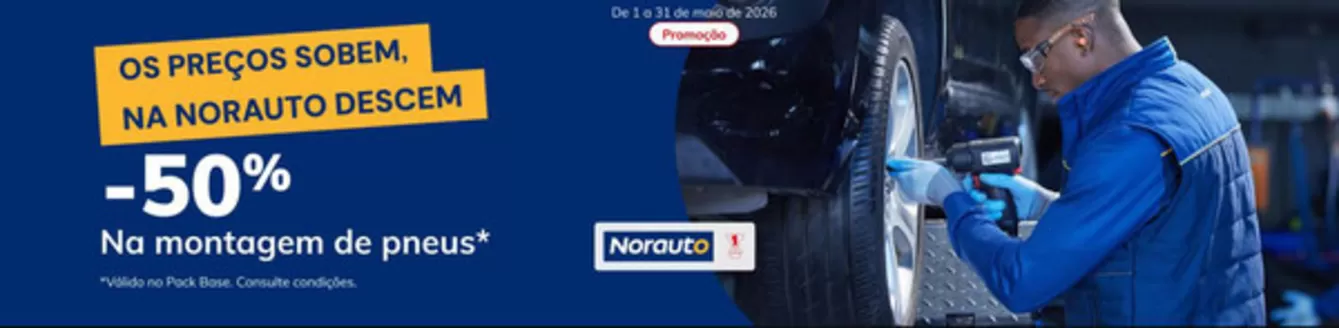 Catálogo Norauto em Aveleda (Lousada) | -50%  | 2026-05-11T00:00:00.000Z - 2026-05-31T00:00:00.000Z