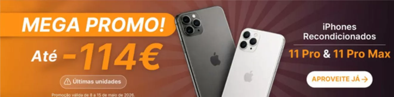 Catálogo iServices em São Miguel de Carreiras | Até -114€ | 2026-05-13T00:00:00.000Z - 2026-05-15T00:00:00.000Z