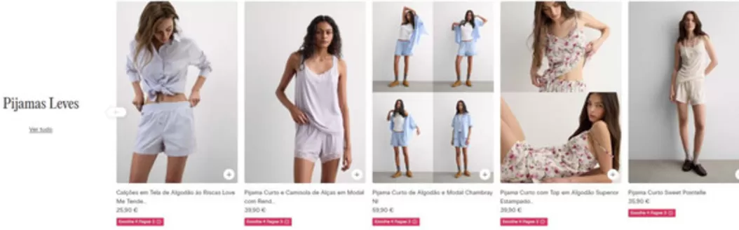 Catálogo Intimissimi | Pijamas Leves | 2026-05-13T00:00:00.000Z - 2026-05-27T00:00:00.000Z