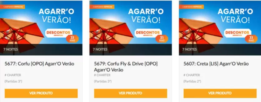 Catálogo Viajar tours em Foz do Sousa | Agarr'o verão! | 2026-05-18T00:00:00.000Z - 2026-05-31T00:00:00.000Z