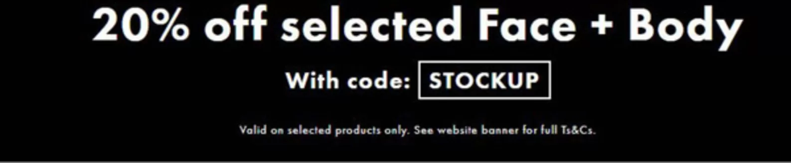 Catálogo Asos | 20% off selected Face + Body | 2026-05-21T00:00:00.000Z - 2026-06-04T00:00:00.000Z