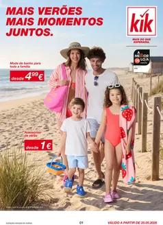 Catálogo KIK | Mais verões mais momentos juntos | 2026-05-25T00:00:00.000Z - 2026-05-31T00:00:00.000Z