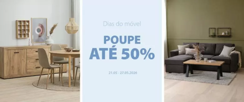 Catálogo JYSK | Poupe ate 50% | 2026-05-21T00:00:00.000Z - 2026-05-27T00:00:00.000Z