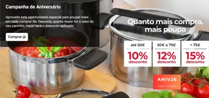 Catálogo Tescoma em Matosinhos | Quanto mais compra, mais poupa | 2026-05-28T00:00:00.000Z - 2026-05-31T00:00:00.000Z