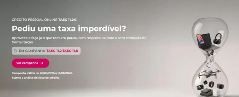 Catálogo Millennium Bcp em Odivelas | Pediu uma taxa imperdível? | 2026-05-29T00:00:00.000Z - 2026-06-14T00:00:00.000Z
