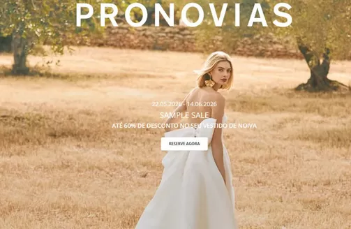 Catálogo Pronovias | Sample sale | 2026-06-01T00:00:00.000Z - 2026-06-14T00:00:00.000Z
