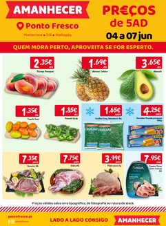 Catálogo Ponto Fresco | Folheto Preços de 5ª a domingo | 2026-06-04T00:00:00.000Z - 2026-06-07T00:00:00.000Z