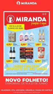Catálogo Miranda Supermercados | Folheto Miranda Supermercados | 2026-06-10T00:00:00.000Z - 2026-06-23T00:00:00.000Z