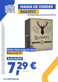 Catálogo Casa Cheia | Vinho tinto bag-in-box | 2026-06-15T00:00:00.000Z - 2026-07-13T00:00:00.000Z