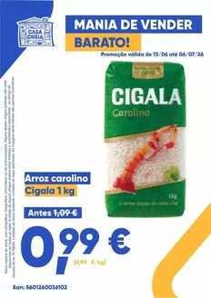 Catálogo Casa Cheia | Arroz carolino | 2026-06-15T00:00:00.000Z - 2026-07-06T00:00:00.000Z