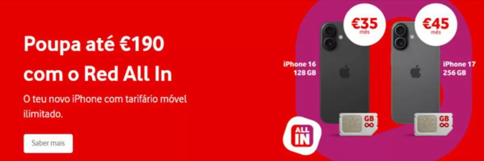 Catálogo Vodafone | Promoções | 2026-06-16T00:00:00.000Z - 2026-06-30T00:00:00.000Z