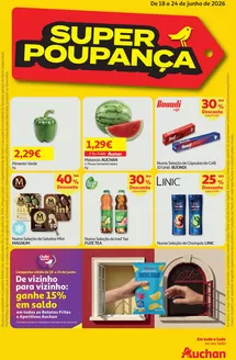 Catálogo Auchan em Tavira | Super Poupança | 2026-06-18T00:00:00.000Z - 2026-06-24T00:00:00.000Z