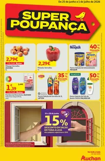 Catálogo Auchan Supermercado em Estorãos (Ponte de Lima) |  Super Poupança | 2026-06-25T00:00:00.000Z - 2026-07-01T00:00:00.000Z