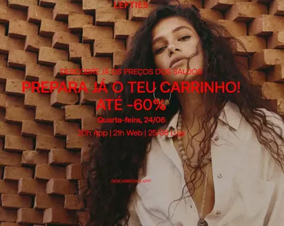 Catálogo Lefties | Até -60% | 2026-06-22T00:00:00.000Z - 2026-06-25T00:00:00.000Z