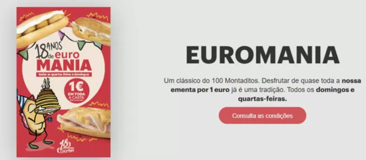 Catálogo 100 Montaditos | Euromania | 2026-06-23T00:00:00.000Z - 2026-07-07T00:00:00.000Z