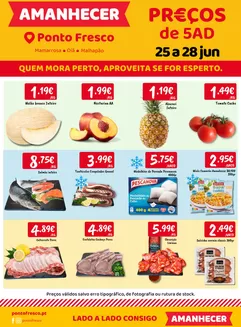 Catálogo Ponto Fresco | Folheto Preços de 5ª a domingo | 2026-06-25T00:00:00.000Z - 2026-06-28T00:00:00.000Z