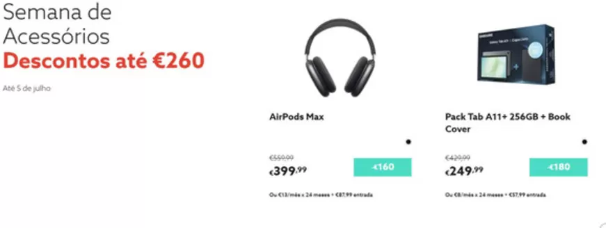 Catálogo Nos em Rio Mau (Vila do Conde) | Descontos até €260 | 2026-07-01T00:00:00.000Z - 2026-07-05T00:00:00.000Z