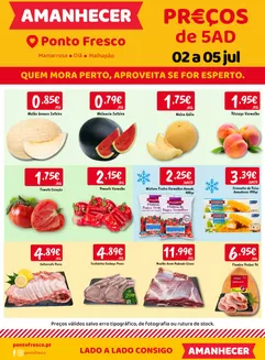 Catálogo Ponto Fresco em Rio Mau (Vila do Conde) | Folheto Preços de 5ª a domingo | 2026-07-02T00:00:00.000Z - 2026-07-05T00:00:00.000Z