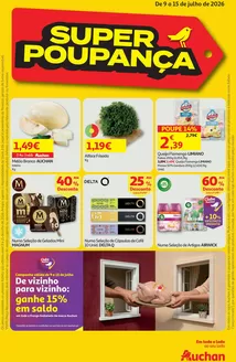 Folheto Auchan em Tábua | Super Poupança | 2026-07-09T00:00:00.000Z - 2026-07-15T00:00:00.000Z