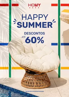 Folheto HOMYCASA em | HAPPY SUMMER | 2026-07-07T00:00:00.000Z - 2026-08-03T00:00:00.000Z