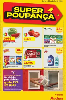 Folheto Auchan Supermercado em Bobadela | Super Poupança | 2026-07-16T00:00:00.000Z - 2026-07-22T00:00:00.000Z