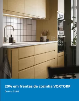 Folheto IKEA em Barcelos | 20% em frentes de cozinha VOXTORP | 2026-07-15T00:00:00.000Z - 2026-08-31T00:00:00.000Z