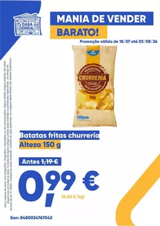 Catálogo Casa Cheia | Batatas fritas churrería | 2026-07-20T00:00:00.000Z - 2026-08-03T00:00:00.000Z