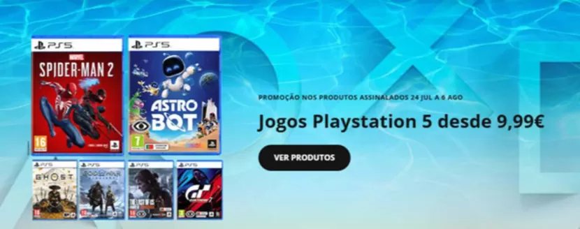 Catálogo Worten | Jogos Playstation 5 desde 9.99€ | 2026-07-24T00:00:00.000Z - 2026-08-06T00:00:00.000Z