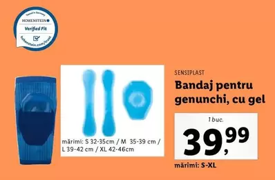 Bandaj pentru genunchi, cu gel