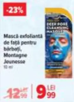 Mască exfoliantă de faţă pentru barbați