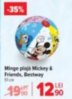 Minge plaja Mickey & Friends