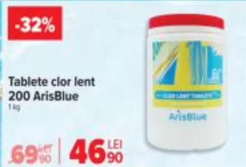 Tablete clor lent 200