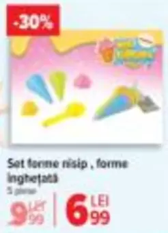 Set forme nisip , forme inghetata