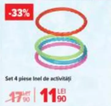 Set 4 piese inel de activități