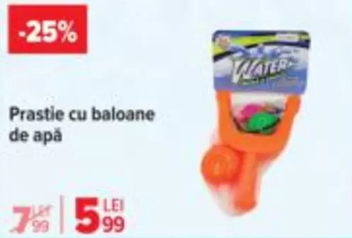 Prastie cu baloane de apă