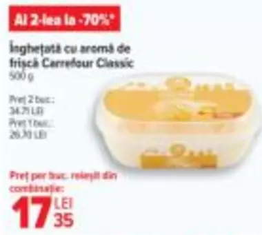 Inghețată cu aromă de friscă