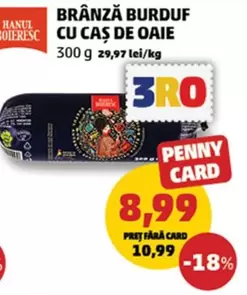 BRÂNZĂ BURDUF CU CAȘ DE OAIE