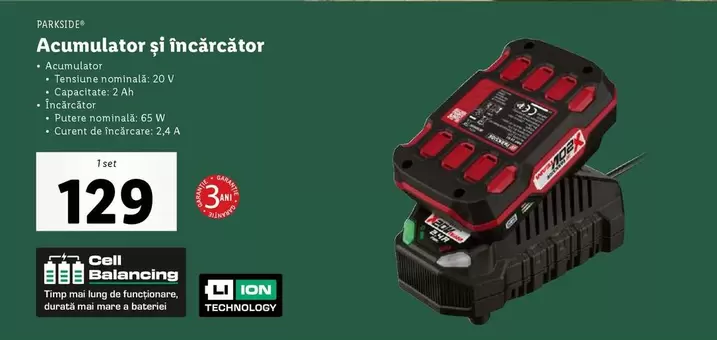 Acumulator și încărcător