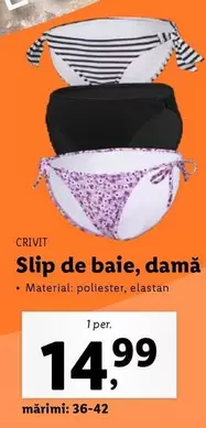 Slip de baie, damă