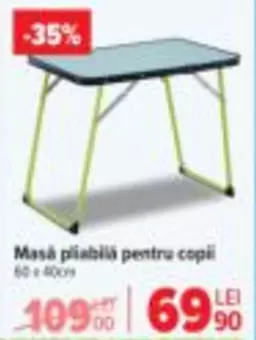 Masă pliabilă pentru copii