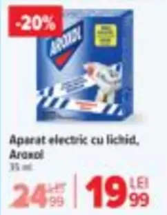 Aparat electric cu lichid