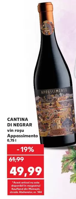 CANTINA DI NEGRAR vin roșu Appassimento