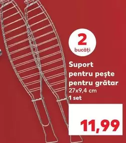 Suport pentru pește pentru grătar
