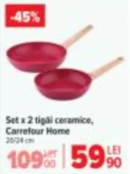 Set x 2 tigai ceramice