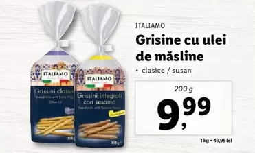Grisine cu ulei de măsline