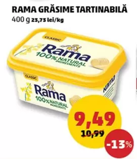 GRĂSIME TARTINABILĂ