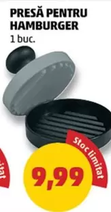 PRESĂ PENTRU HAMBURGER